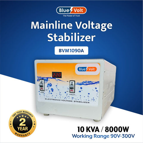 BVM1090A 10KVA 8000W 90V-300V With Changeover MCB/Powers