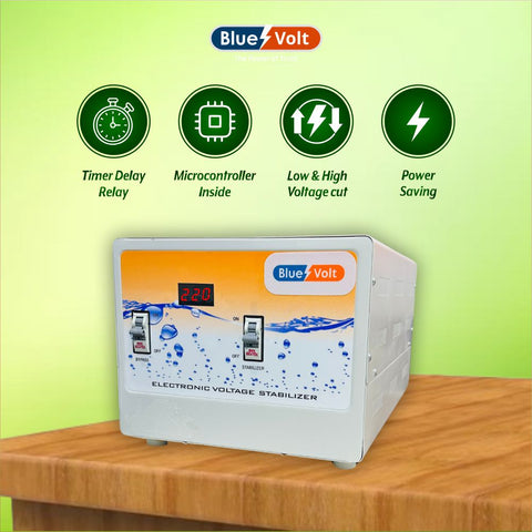BVM810A 8KVA 6000W 110V-300V with changeover MCB / Powers