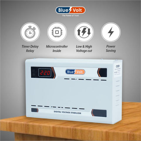 BV530A 5KVA 130V-280V Digital Voltage Stabilizer - For upto 2 ton